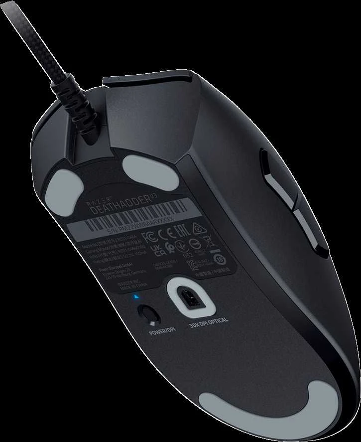 Razer | Pelė žaidimams | DeathAdder V3 | Pelė žaidimams | su laidu | Optinė | Juodas | No