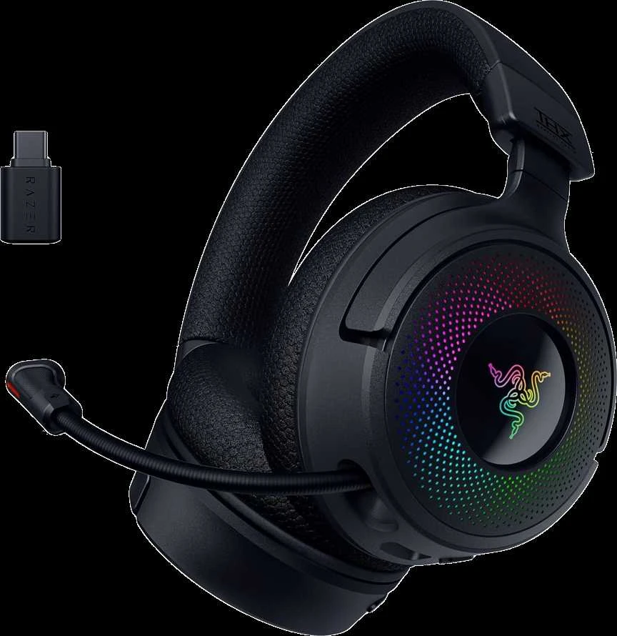 Razer Ausinės Žaidimams | Kraken V4 | Belaidės/su laidu | Over-Ear | Mikrofonas | Juodas