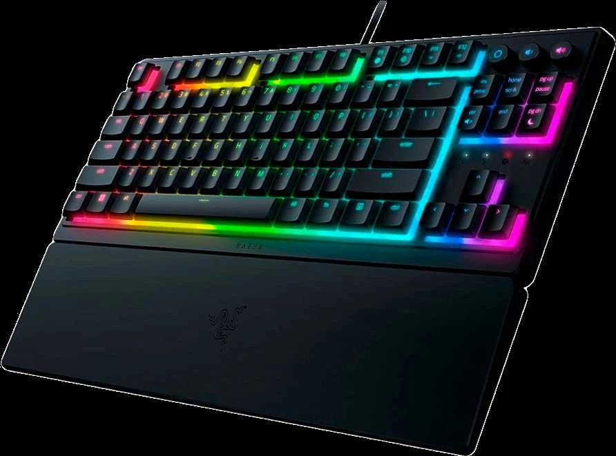Razer | Ornata V3 Tenkeyless | Mechaninė klaviatūra žaidimams | su laidu | RGB LED pašvietimas | US | Juodas