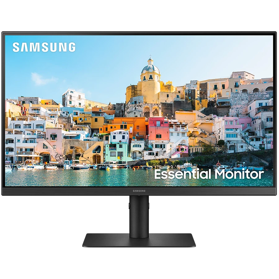 Monitorius SAMSUNG LS24A400UJUXEN 24 colių 1920x1080 IPS 16:9 5ms be belaidžio HAS / pasukamas / pasukamas / pakreiptas HDMI / DP / USB-C DOKAS 65 W USB3 šakotuvas VESA 100