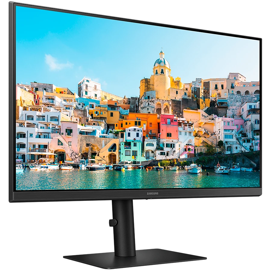 Monitorius SAMSUNG LS24A400UJUXEN 24 colių 1920x1080 IPS 16:9 5ms be belaidžio HAS / pasukamas / pasukamas / pakreiptas HDMI / DP / USB-C DOKAS 65 W USB3 šakotuvas VESA 100