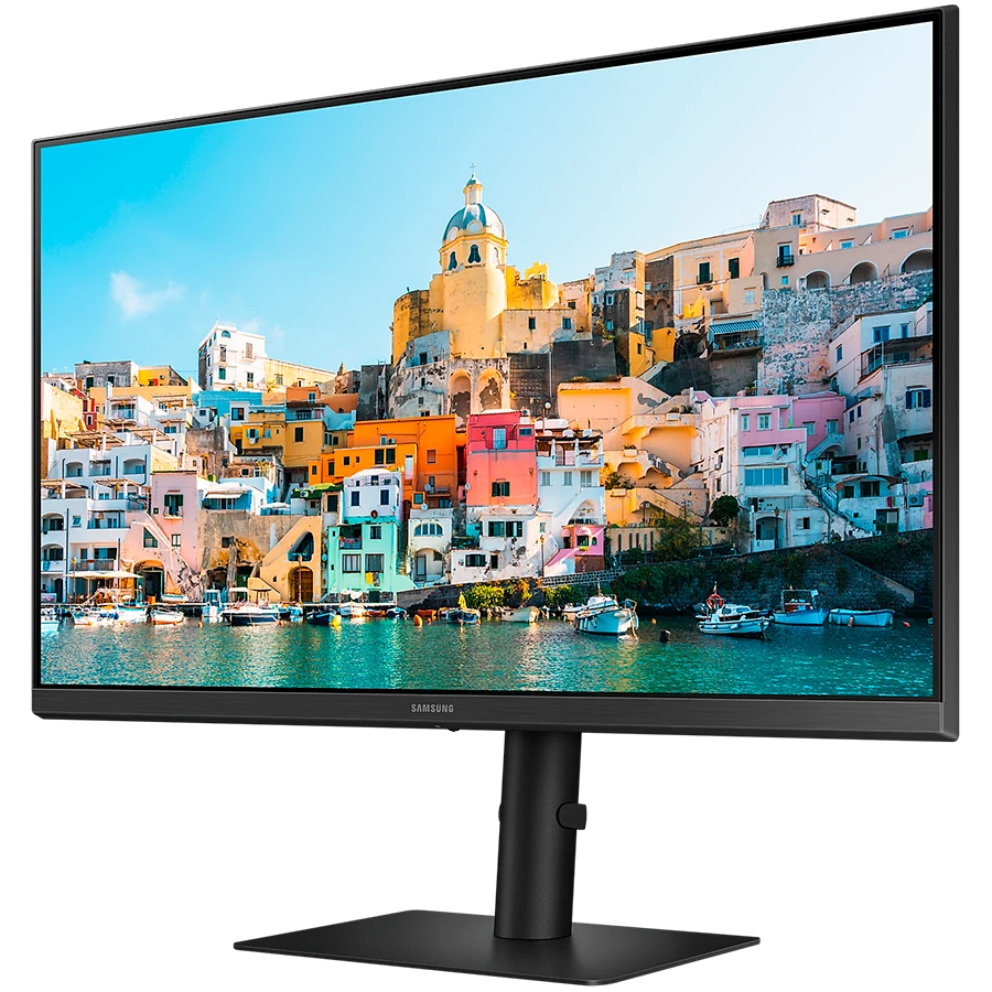 Monitorius SAMSUNG LS24A400UJUXEN 24 colių 1920x1080 IPS 16:9 5ms be belaidžio HAS / pasukamas / pasukamas / pakreiptas HDMI / DP / USB-C DOKAS 65 W USB3 šakotuvas VESA 100