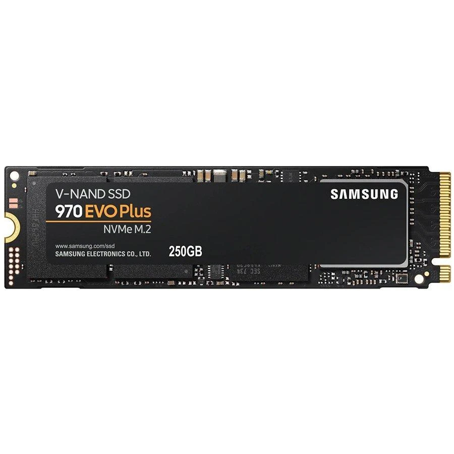 Kietasis diskas SSD Samsung 980/250 GB/SSD form factor M.2 2280/SSD sąsaja M.2 NVME/Rašymo greitis 1300 MB/s/Skaitymo greitis 2900 MB/s/MZ-V8V250BW