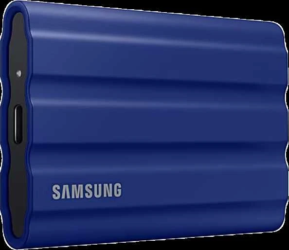 Išorinis kietasis diskas Samsung nešiojamasis SSD T7, Mėlynos spalvos