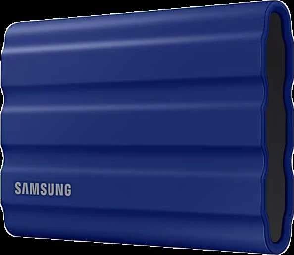 Išorinis kietasis diskas Samsung nešiojamasis SSD T7, Mėlynos spalvos