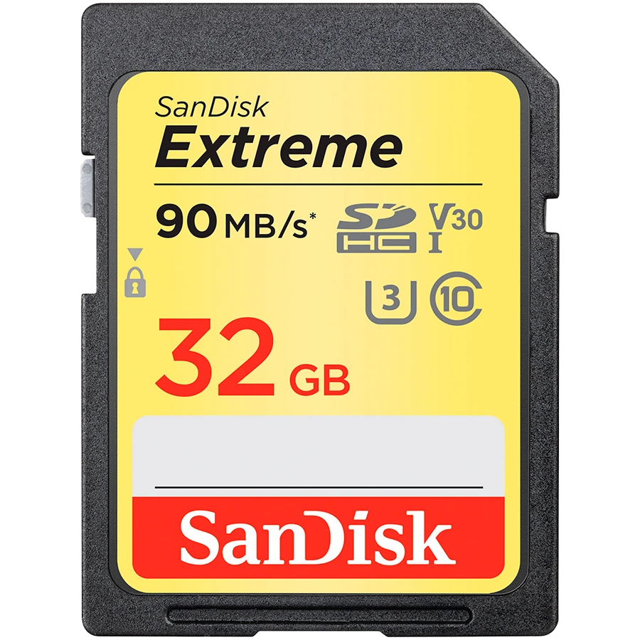 SanDisk Extreme 32GB SD atminties kortelė