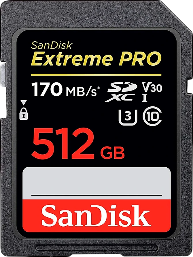 Atminties kortelė SanDisk SDXC 512GB Extreme UHS-I U3 V30 180/130 MB/s