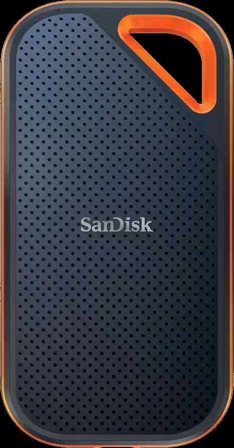Išorinis kietasis diskas SanDisk Extreme PRO Portable SSD, 4TB, Rašymo greitis 2000 MBytes/sec, Skaitymo greitis 2000 MBytes/sec, SDSSDE81-4T00-G25