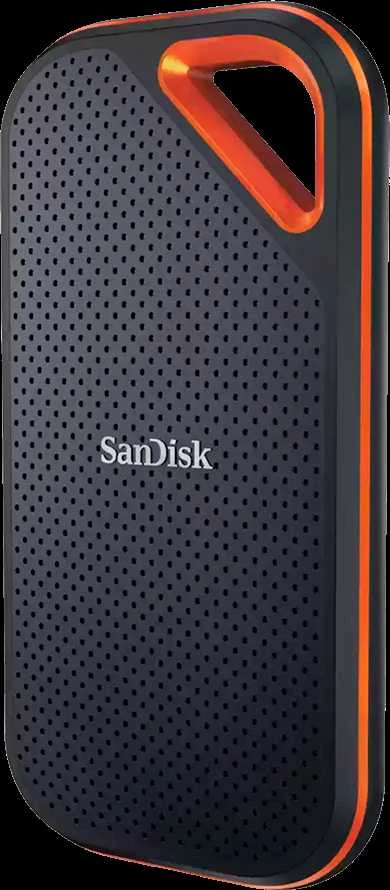 Išorinis kietasis diskas SanDisk Extreme PRO Portable SSD, 4TB, Rašymo greitis 2000 MBytes/sec, Skaitymo greitis 2000 MBytes/sec, SDSSDE81-4T00-G25