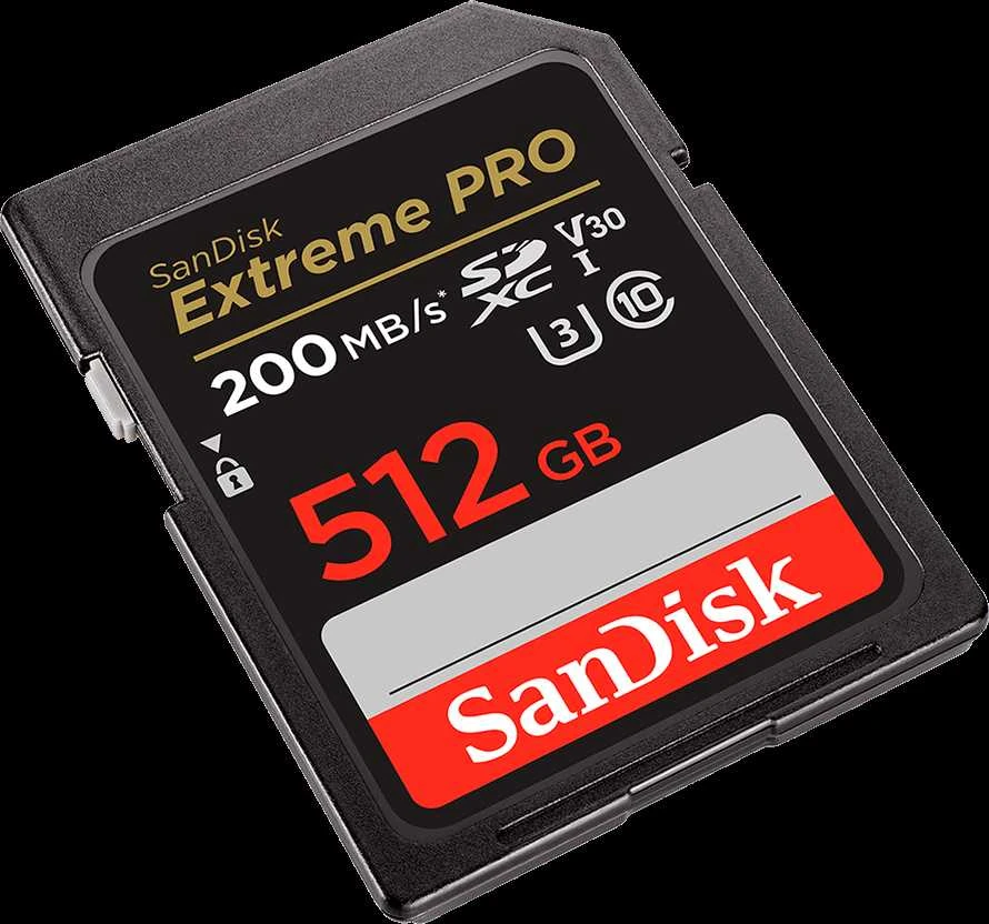 Sandisk atminties kortelė SDXC 512GB Extreme Pro