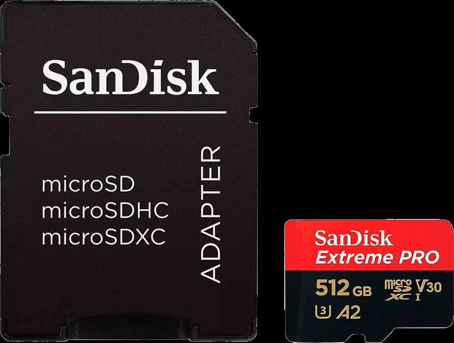 Atminties kortelė SanDisk Extreme PRO microSDXC™ UHS-I CARD, 512 GB