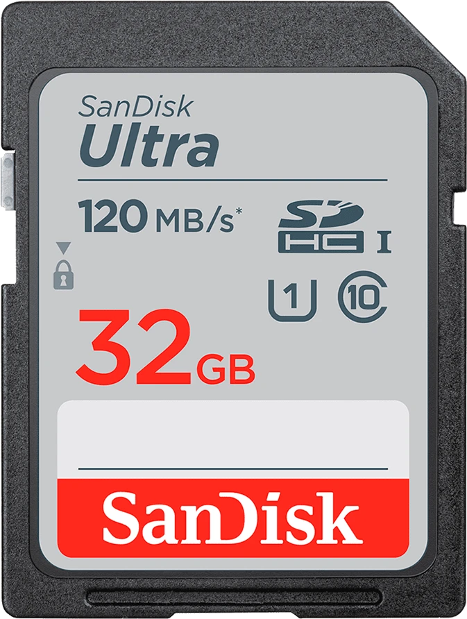 Atminties Kortelė - SanDisk Ultra 32GB UHS-I Klasė 10, Juoda