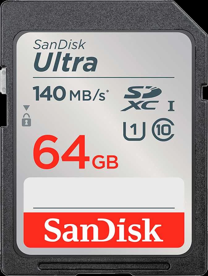 Atminties kortelė SANDISK MEMORY CARD SDXC 64GB UHS-I/SDSDUNB-064G-GN6IN