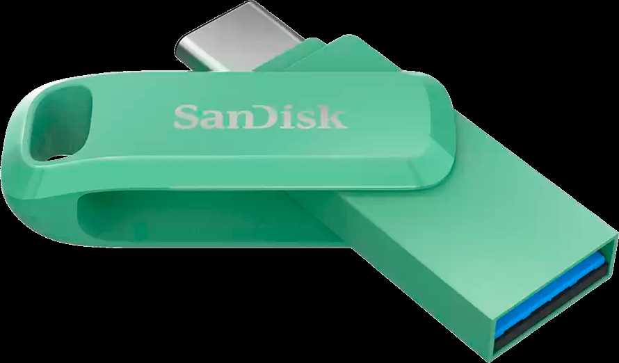 „SanDisk Ultra Dual Drive Go USB Type-C“, „Absinthe Žalias“, pasaulinis, EAN: 619659213367