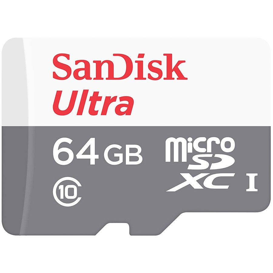 SANDISK 64GB Micro SD atminties kortelė, U1