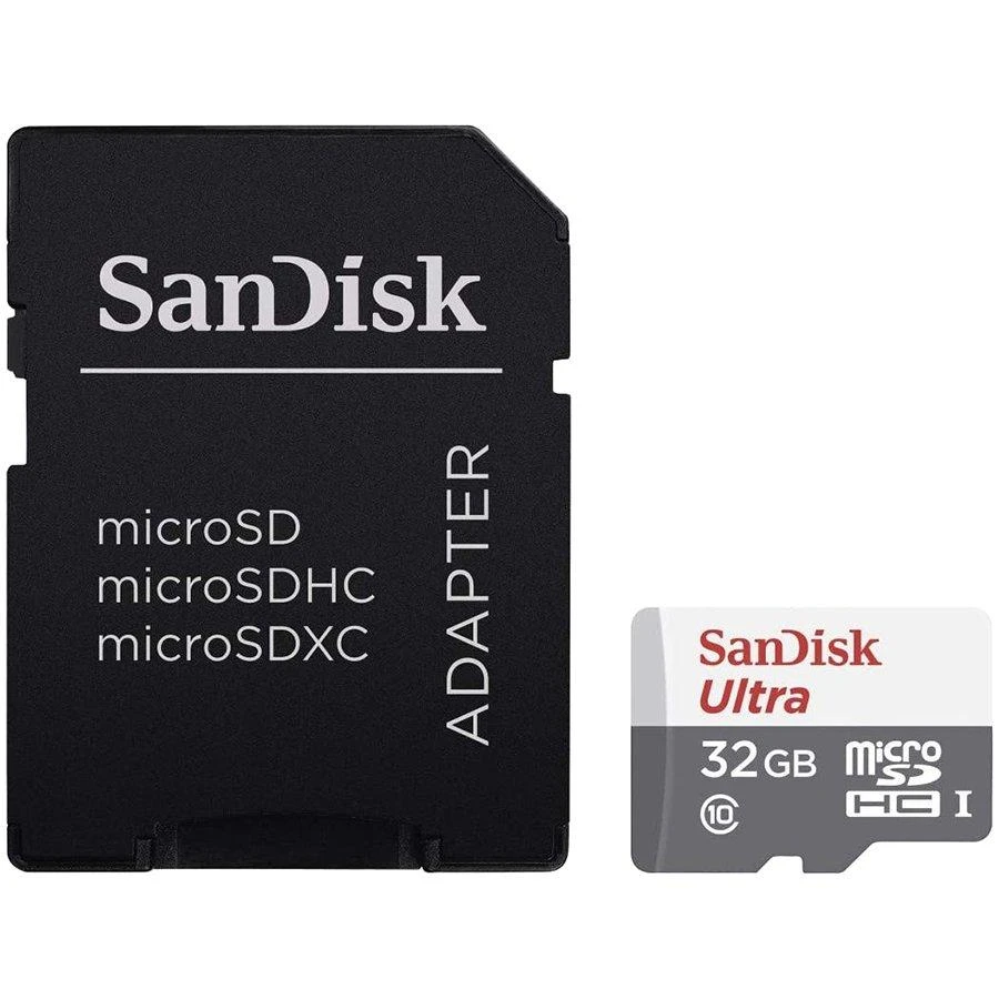 Atminties kortelė SANDISK Ultra Micro SDHC 32GB + SD Adapteris 100MB/s Class 10 UHS-I