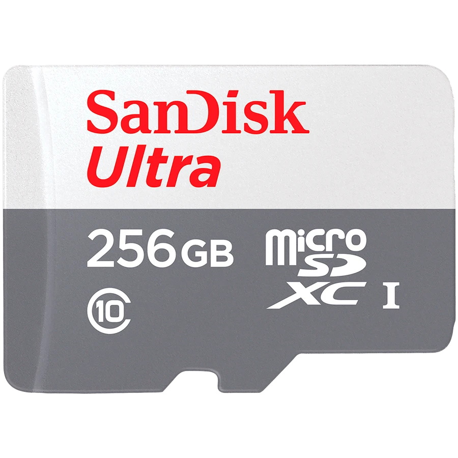 Atminties kortelė SanDisk Ultra Micro SDXC UHS-I Class 10, 256 GB, su adapteriu