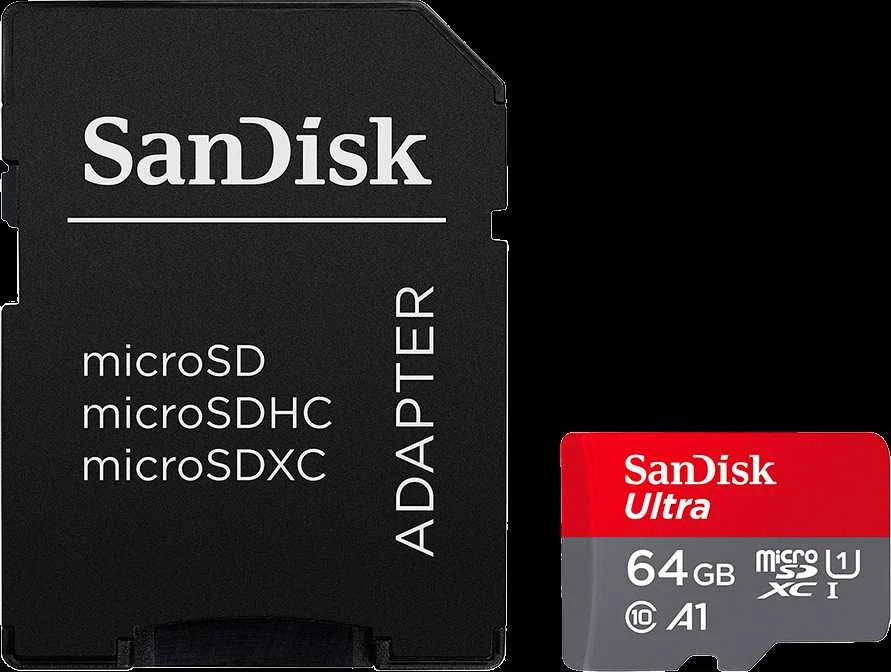 Oem 64GB 100Mb/s Micro SD atminties kortelė SanDisk Ultra 667x
