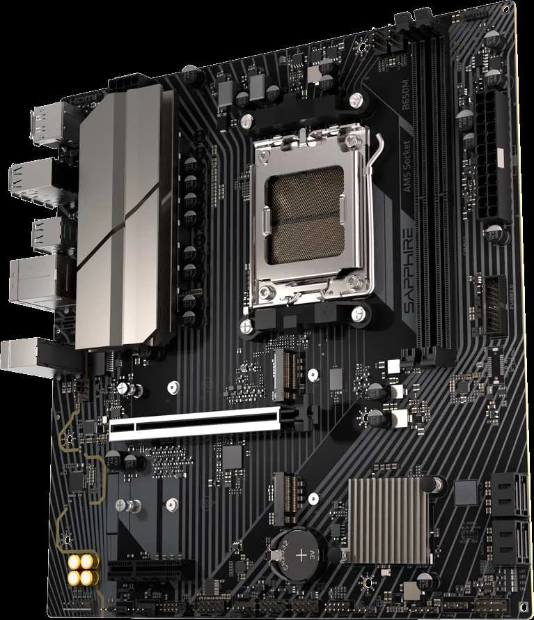 Pagrindinė plokštė Sapphire B650M-E AMD B650 Socket AM5 micro ATX plokštė