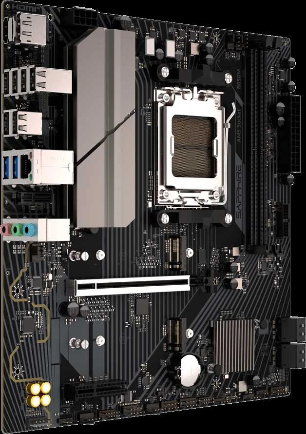 Pagrindinė plokštė Sapphire B650M-E AMD B650 Socket AM5 micro ATX plokštė
