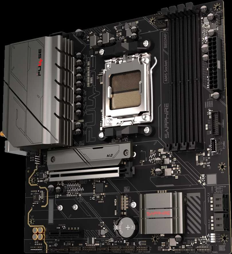 Sapphire PULSE B850M WIFI AMD B850 Socket AM5 micro ATX pagrindinė plokštė