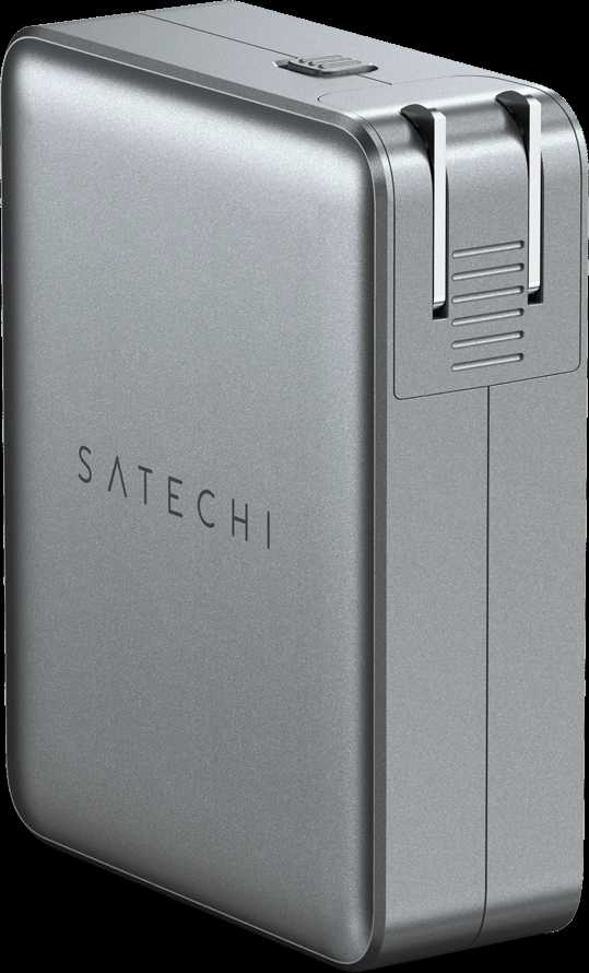 SATECHI 145W USB-C 4 prievadų GaN kelioninis įkroviklis