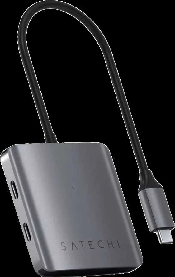 SATECHI 4 prievadų USB-C šakotuvas su PD