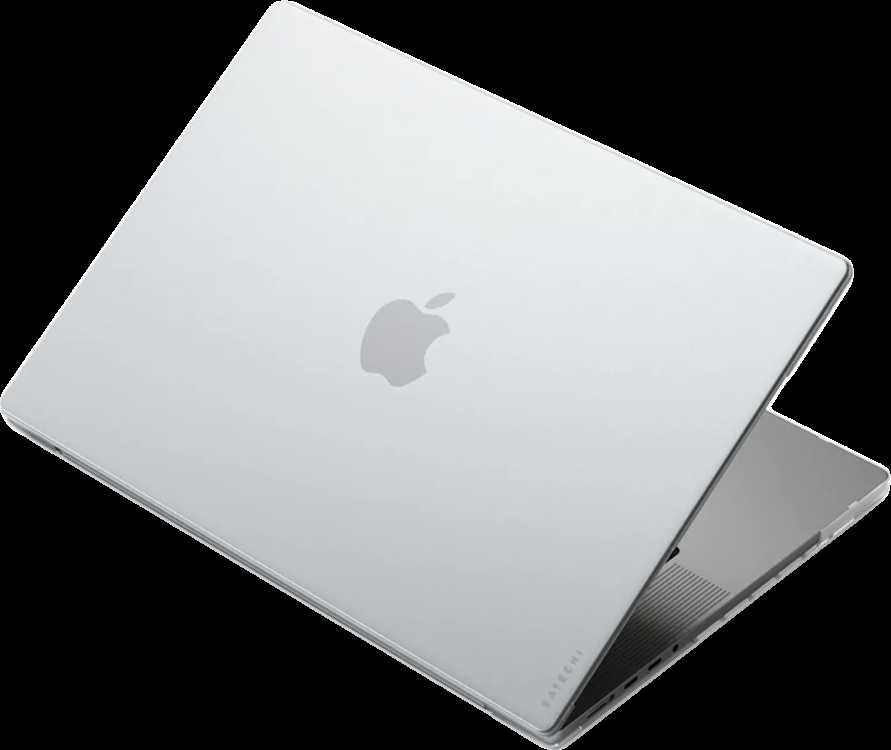 SATECHI Eco Hardshell dėklas, skirtas MacBook Pro 16 – skaidrus