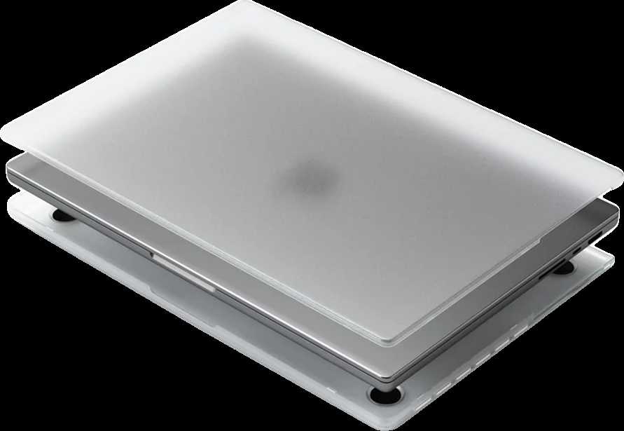 SATECHI Eco Hardshell dėklas, skirtas MacBook Pro 14 – skaidrus