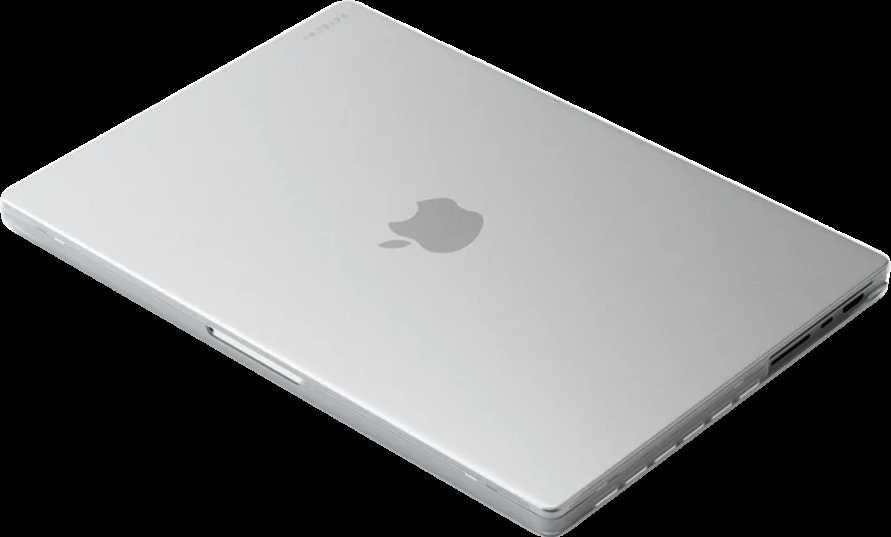 SATECHI Eco Hardshell dėklas, skirtas MacBook Pro 14 – skaidrus