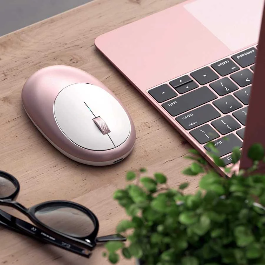 SATECHI M1 Bluetooth belaidė pelė – rožinė auksinė