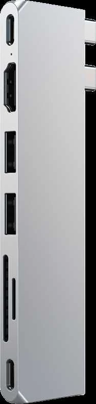 SATECHI Pro Hub Slim - Sidabrinis