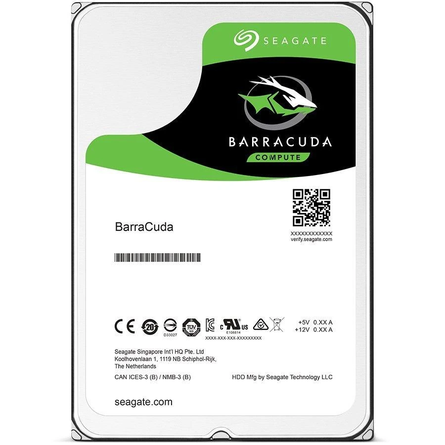 Vidinis kietasis diskas „Seagate BarraCuda“ 3,5 colio 8 TB SATA3 5400 RPM 256 MB