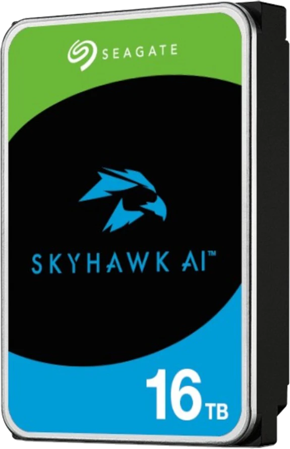 „SEAGATE Skyhawk AI“ 16 TB kietasis diskas SATA 6 Gb/s 512 MB talpyklos 3,5 colio CMR helio
