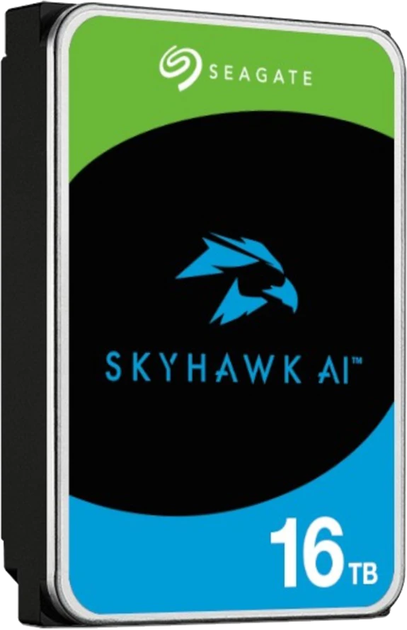 „SEAGATE Skyhawk AI“ 16 TB kietasis diskas SATA 6 Gb/s 512 MB talpyklos 3,5 colio CMR helio