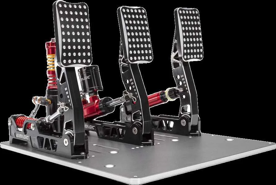 Hidraulinis trijų pedalų komplektas Simagic P2000-S100R Crimson Edition, S309