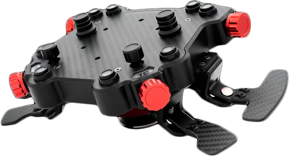 SIMAGIC GT apvalus 330 mm vairas, GT Pro Hub(K), QR50, odinis, S207