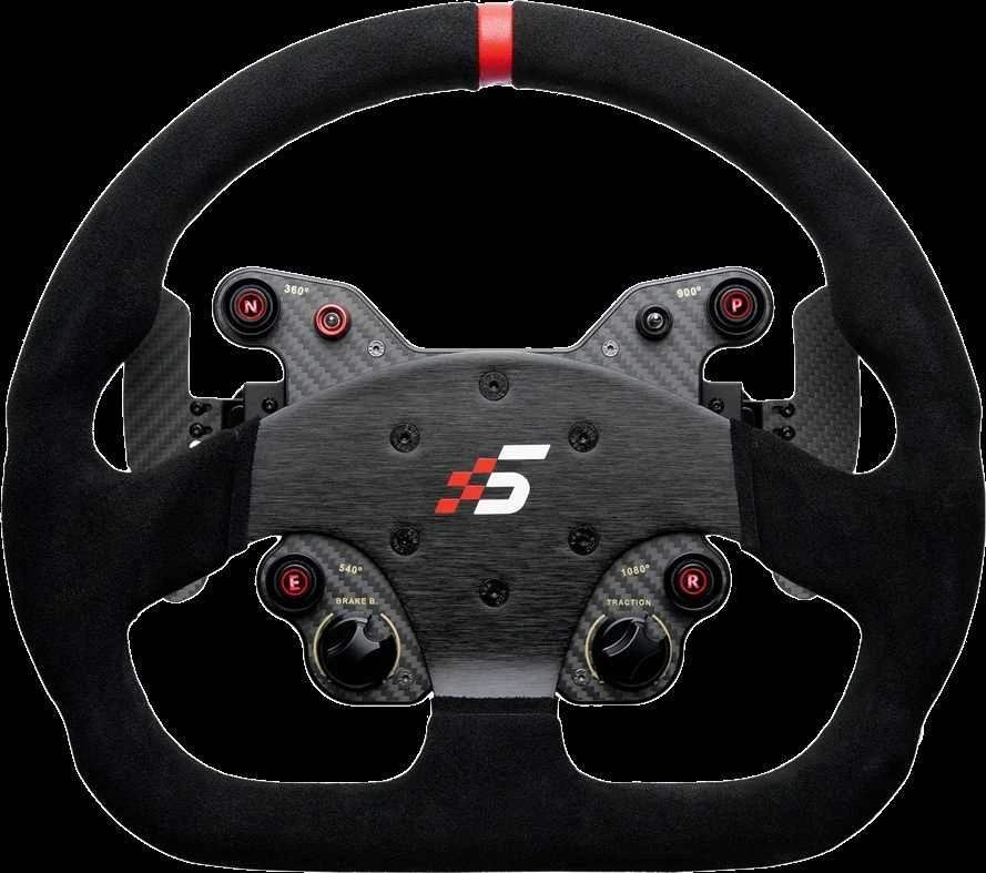 SIMAGIC GT1-SD vairas 330 mm, QR70, aliuminio pavarų perjungimo svirtys, alcantara