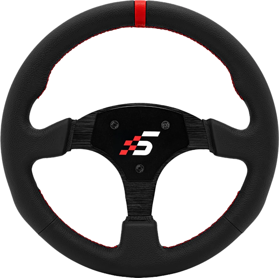 „Simagic P-330R“ vairo apvadas – odinis, 330 mm