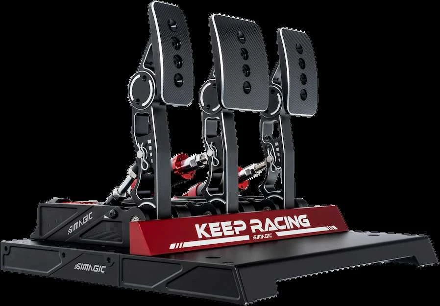 SIMAGIC modulinis pedalų komplektas su 100 kg apkrovos davikliu ir Holo jutikliu, S303