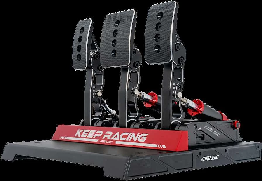 SIMAGIC modulinis pedalų komplektas su 100 kg apkrovos davikliu ir Holo jutikliu, S303