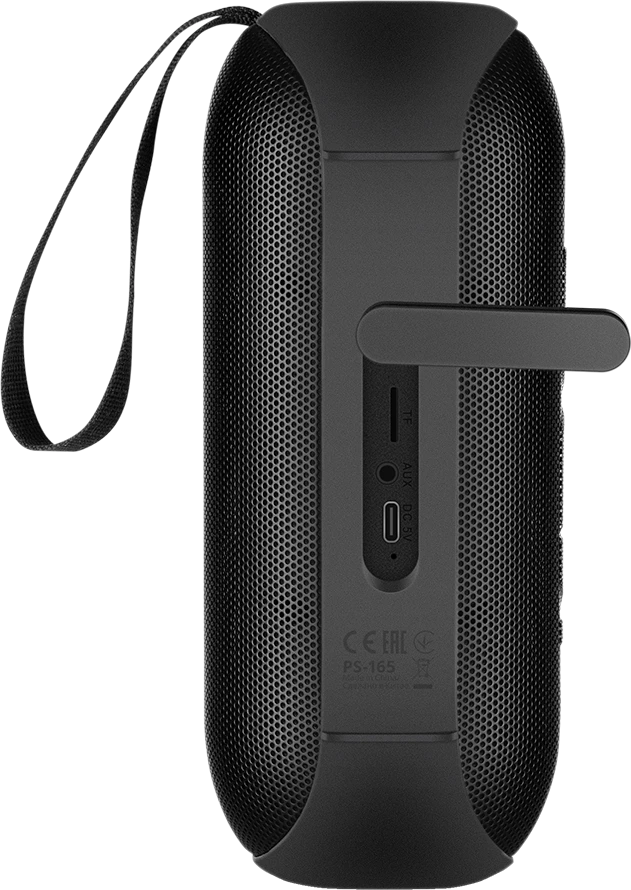 Speaker SVEN PS-165, juodas (16 W, TWS, Bluetooth, Micro SD, 3000mAh)