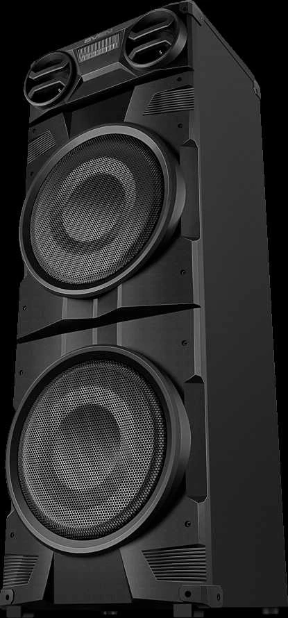 Garsiakalbis SVEN PS-1900, juodas (1000W, TWS, Bluetooth, FM, USB, LED ekranas, kintamoji srovė)