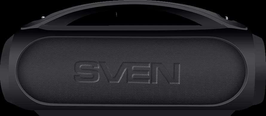 Speaker SVEN PS-380, juodas (40W, Atsparus vandeniui (IPx5), TWS, Bluetooth, FM, USB, 3000mA*h)