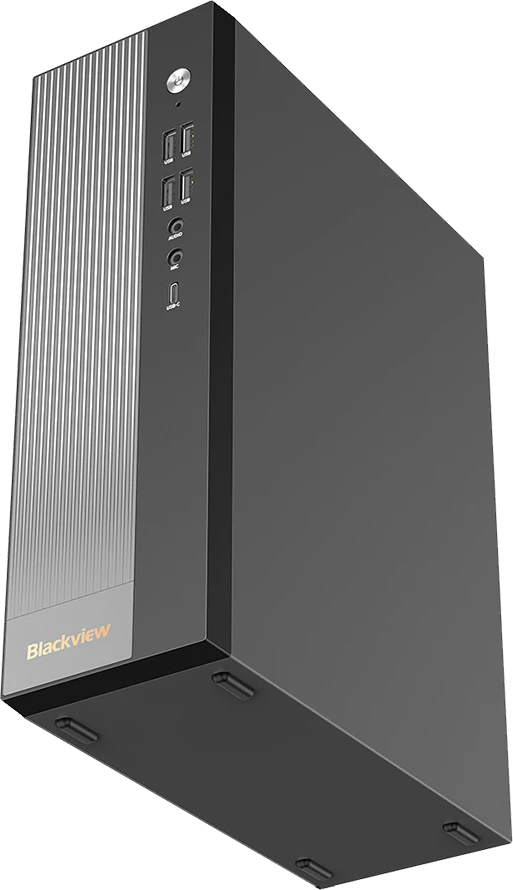 Blackview Desktop NEX60 intel Raptor lake core i5-210H iki 4,8HGz 16/512 WiFi 6 BT 5.2 1xTypeC LAN RJ45 USB 3.0x2 USB 2.0x6 VGAx1 DP1.4x1 HDMI2.0x1 3.5mmx2 Windows 11Pro Juodas