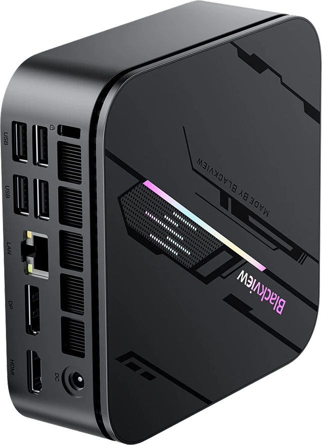 Mini PC Blackview MP100 Pro I5-12450H 16GB 512GB W11 PRO Juodas