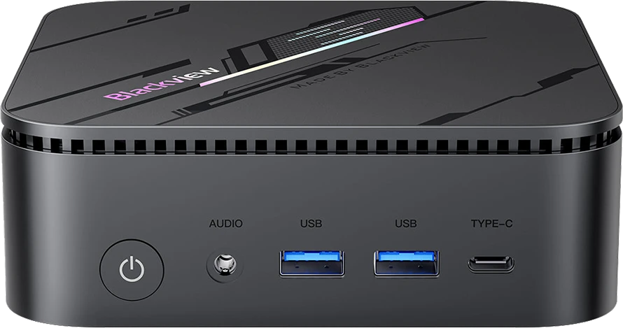 Mini PC Blackview MP100 Pro I5-12450H 16GB 512GB W11 PRO Juodas
