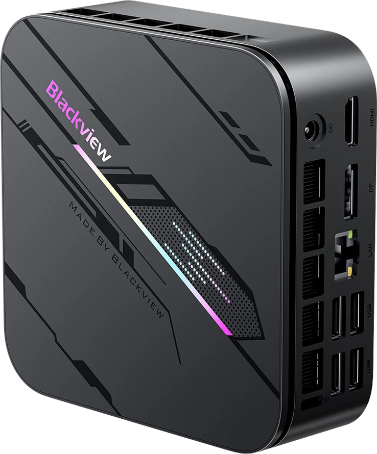Mini PC Blackview MP100 Pro I5-12450H 16GB 512GB W11 PRO Juodas