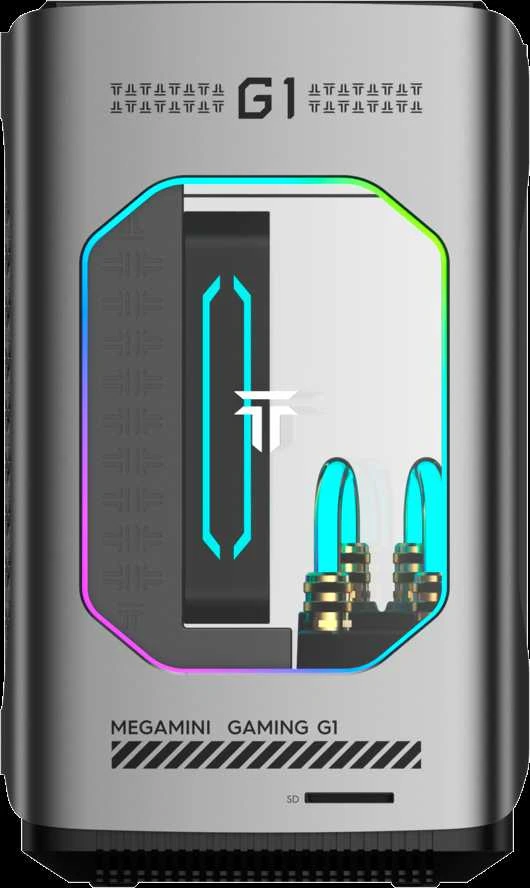 Stacionarus kompiuteris „TECNO MEGAMINI GAMING G1“ kompiuteris su Intel i7-13620H DDR5, 16 GB SSD, 1 TB RTX4060, 8 GB „Vanduo“ aušinimu, WiFi, 6 BT, 5.2, RJ45, 2.5G, 2xUSB 3.2, 2xUSB 3.1, 2xUSB2.0, 1xThunderbolt, 1xTypeC Full, 2xHDMI, 1xSD3.0, 1xOculink, 63 Gb/s, 1x3.5, „Windows 11“