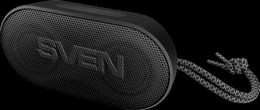 Nešiojama garso kolonėlė SVEN PS-99, juoda, galia 10 W (RMS), TWS, Bluetooth, ličio baterija